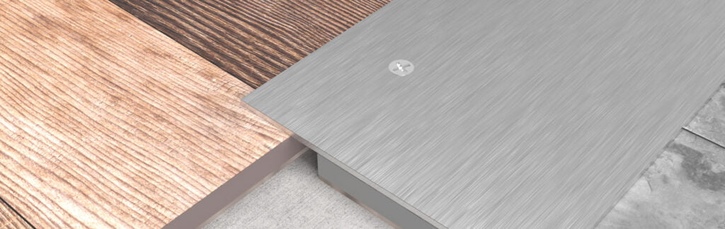 Wider flooring trip designed to offer more stability and smoother transitions between flooring profiles.