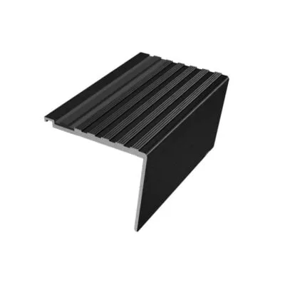 AN65/55RCF - Black Anodised & PVC Castellated - Black