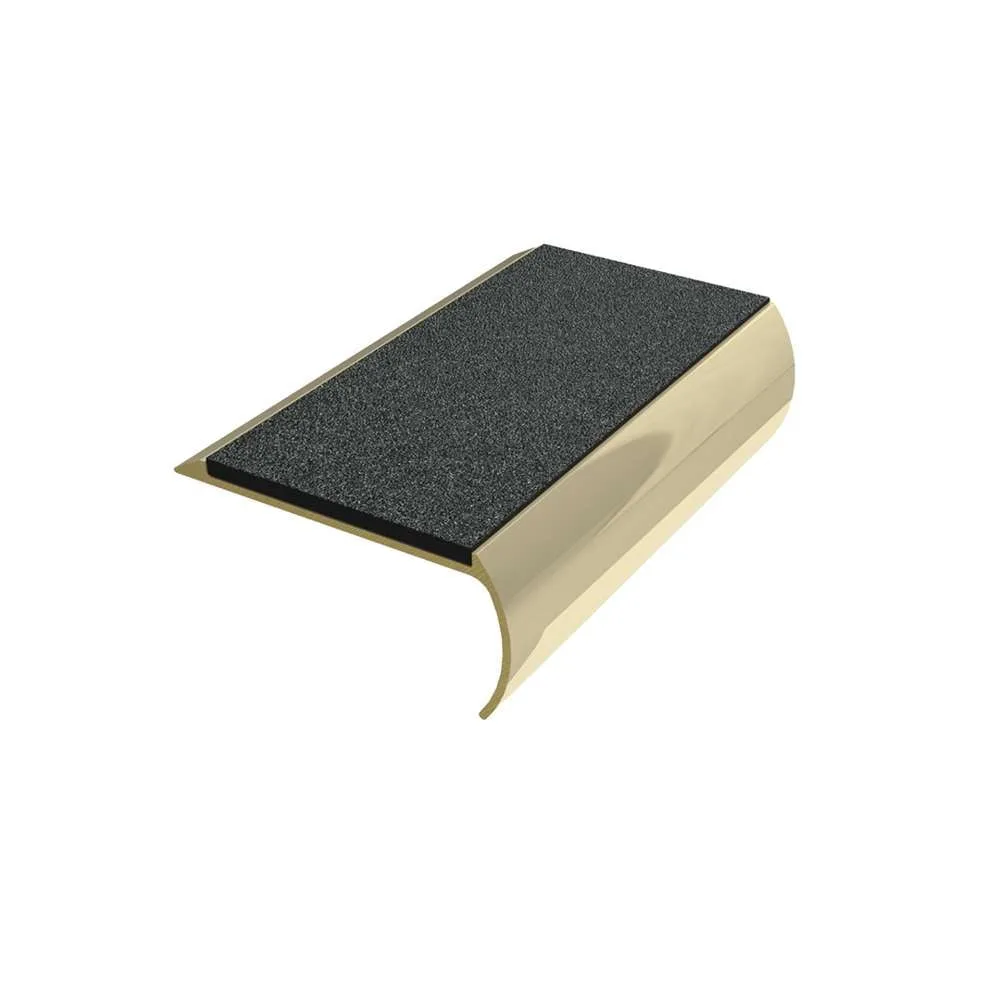BN14 - Polished Brass & Olympic Grip - Black