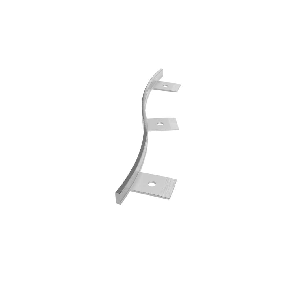 TTA9 - Polished Aluminium - 3 Tags Small Section