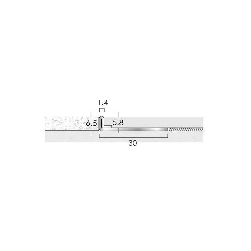 【C.F.S Complete floor specification】【同人】 S6.5 - Stainless Steel | CAT Flooring Accessories